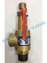 API/ANSI brass thread spring handle safety valve